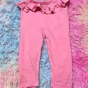 Charming Pink Ruffle Leggings for Kids